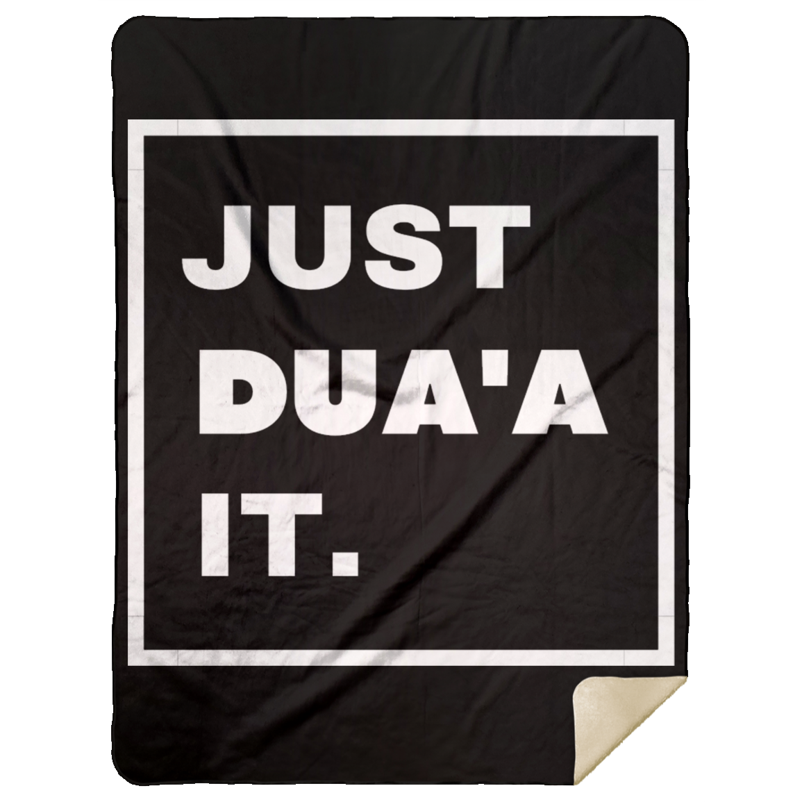 JUST DUA'A IT.  Premium Mink Sherpa Blanket 60x80 (MORE COLORS)