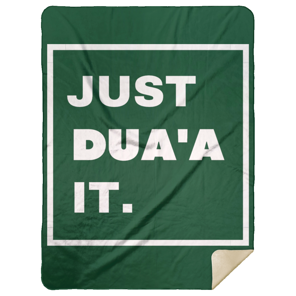 JUST DUA'A IT.  Premium Mink Sherpa Blanket 60x80 (MORE COLORS)