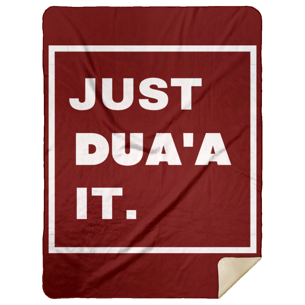 JUST DUA'A IT.  Premium Mink Sherpa Blanket 60x80 (MORE COLORS)