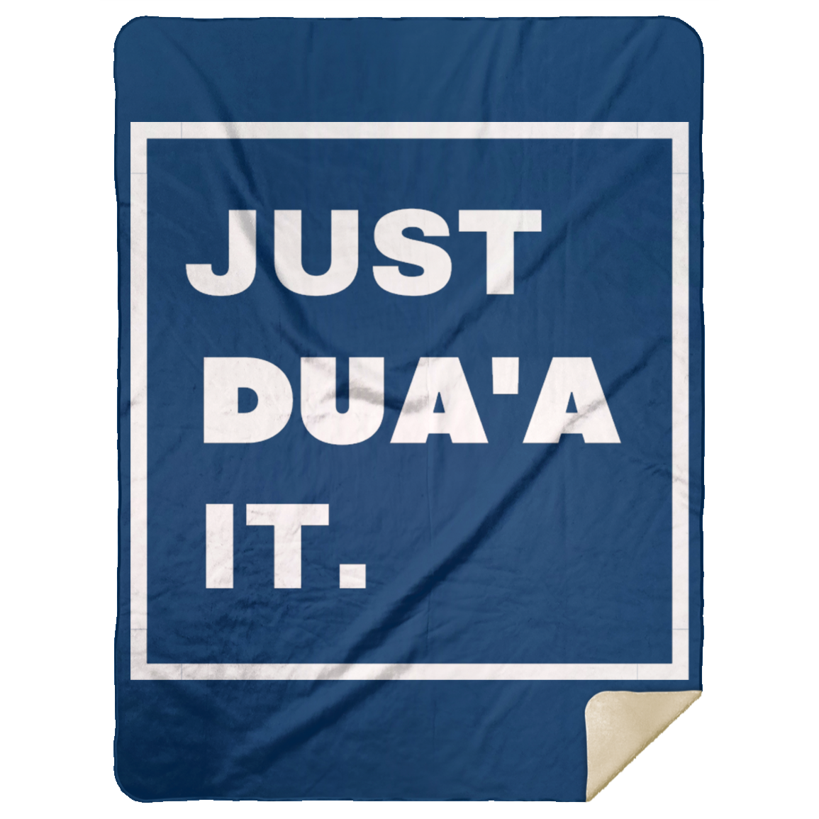 JUST DUA'A IT.  Premium Mink Sherpa Blanket 60x80 (MORE COLORS)