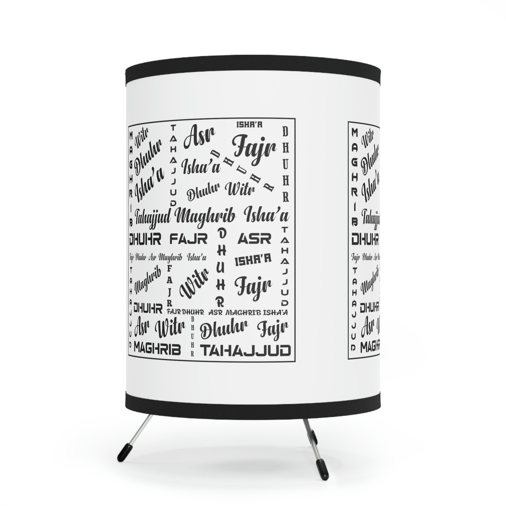 Customized Tripod Lamp with High-Res Printed Shade, US\CA plug (Please email me if you'd like to request something personalized)