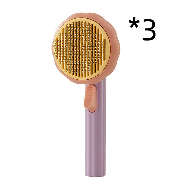 Pet Steel Wire Self-cleaning Comb