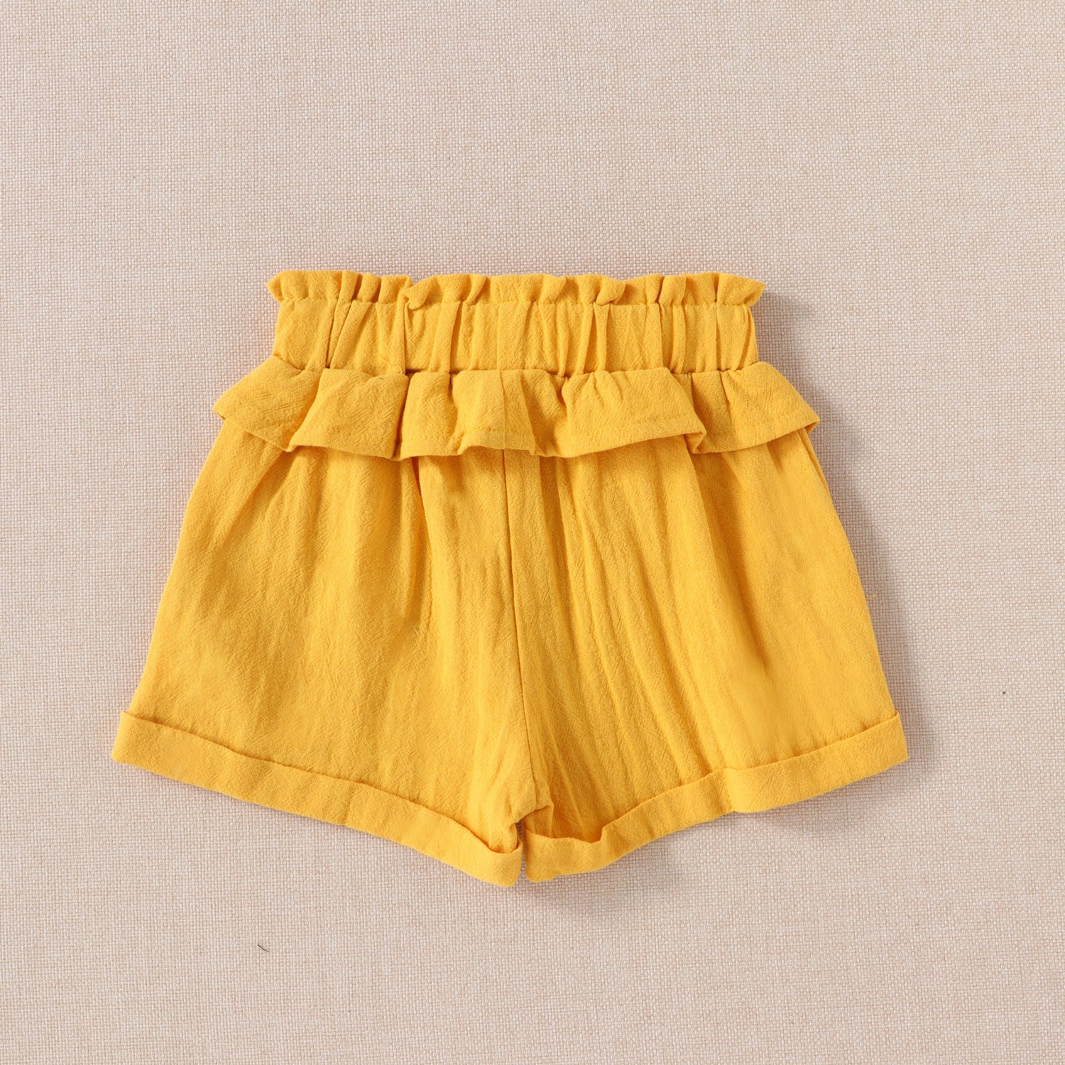 New Children's Summer New Sleeveless Embroidered Shirt Top Shorts Two-piece Set