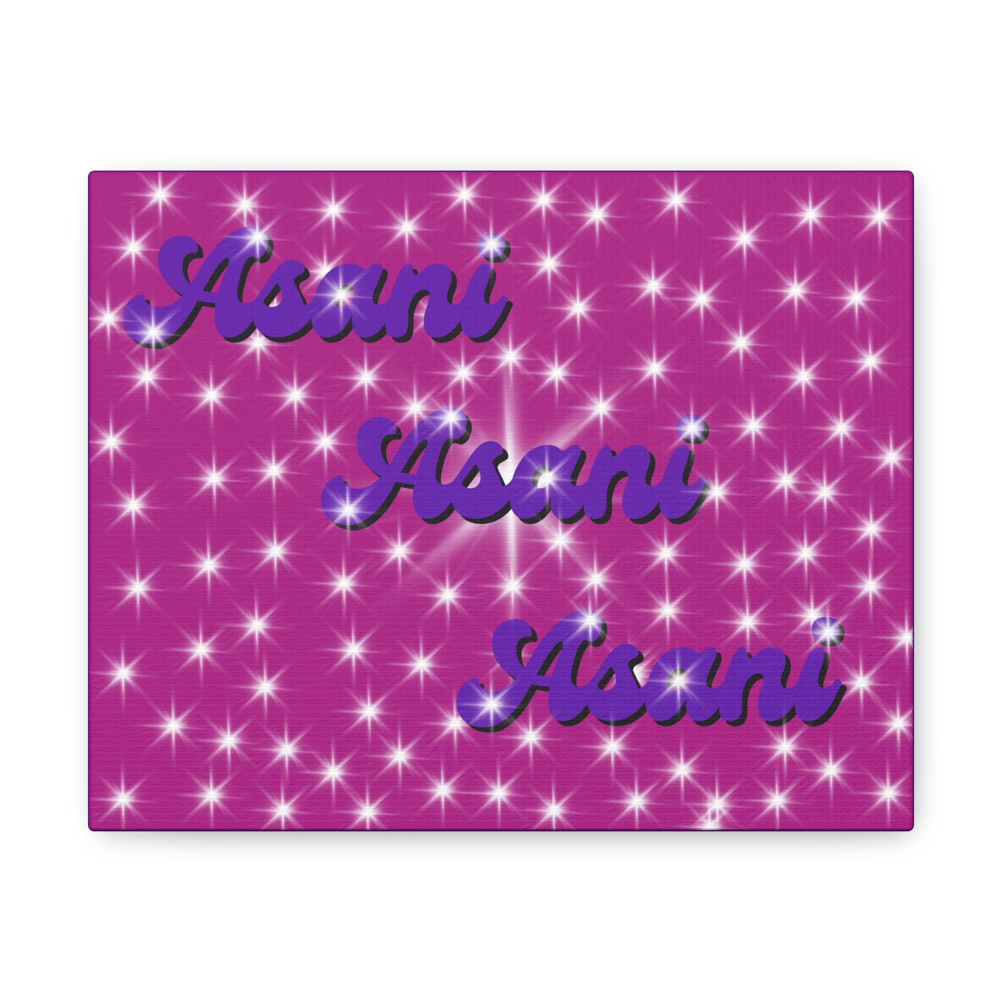 Personalized 10" x 8" Canvas Gallery Wraps (Please Email me first with your name and other request)