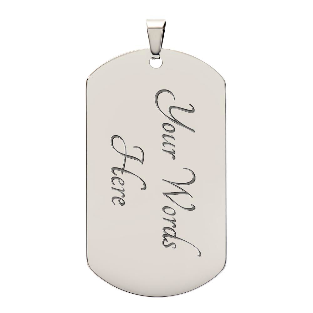 SISTER - DOG TAG - I LOVE YOU