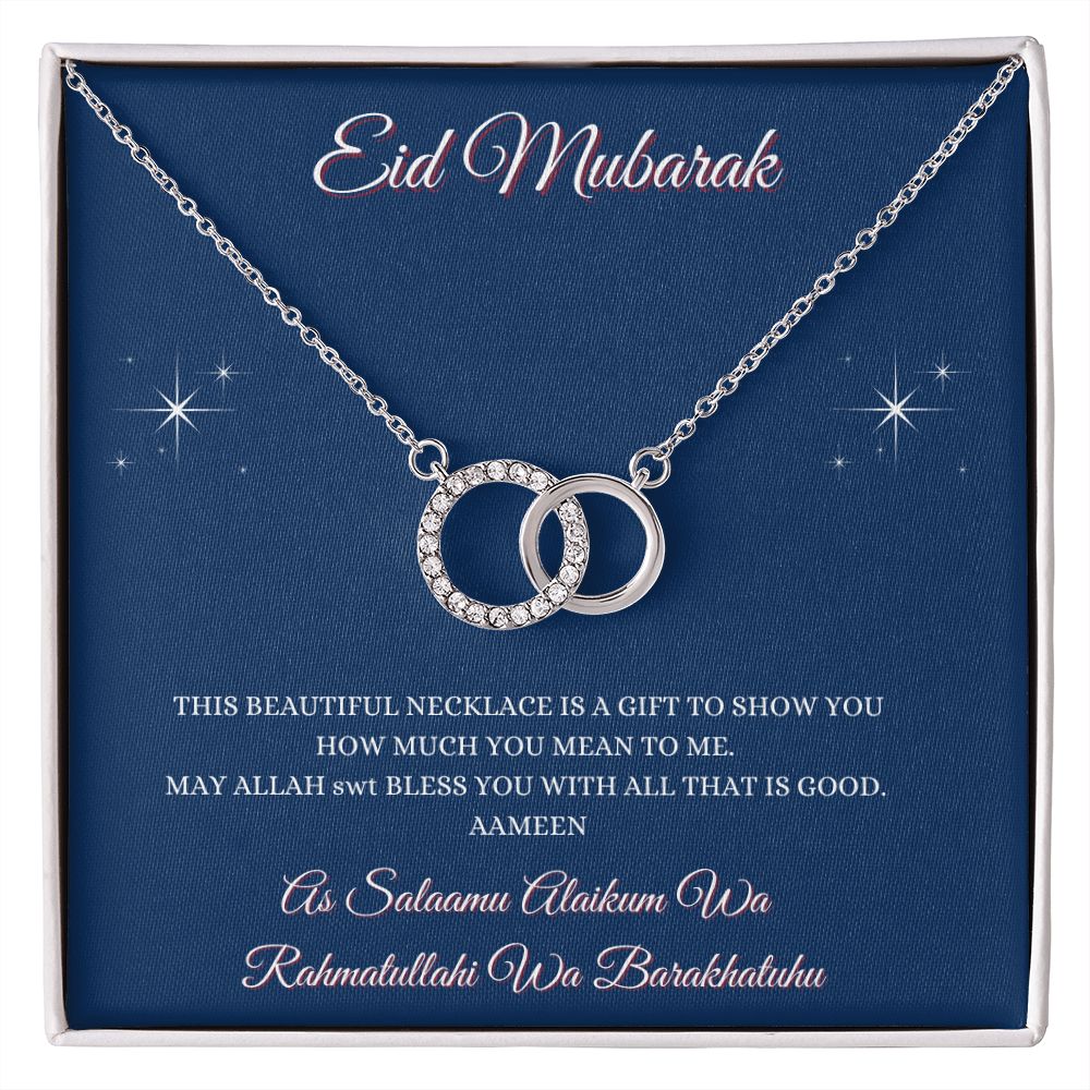 EID MUBARAK - PERFECT PAIR NECKLACE - BLUE