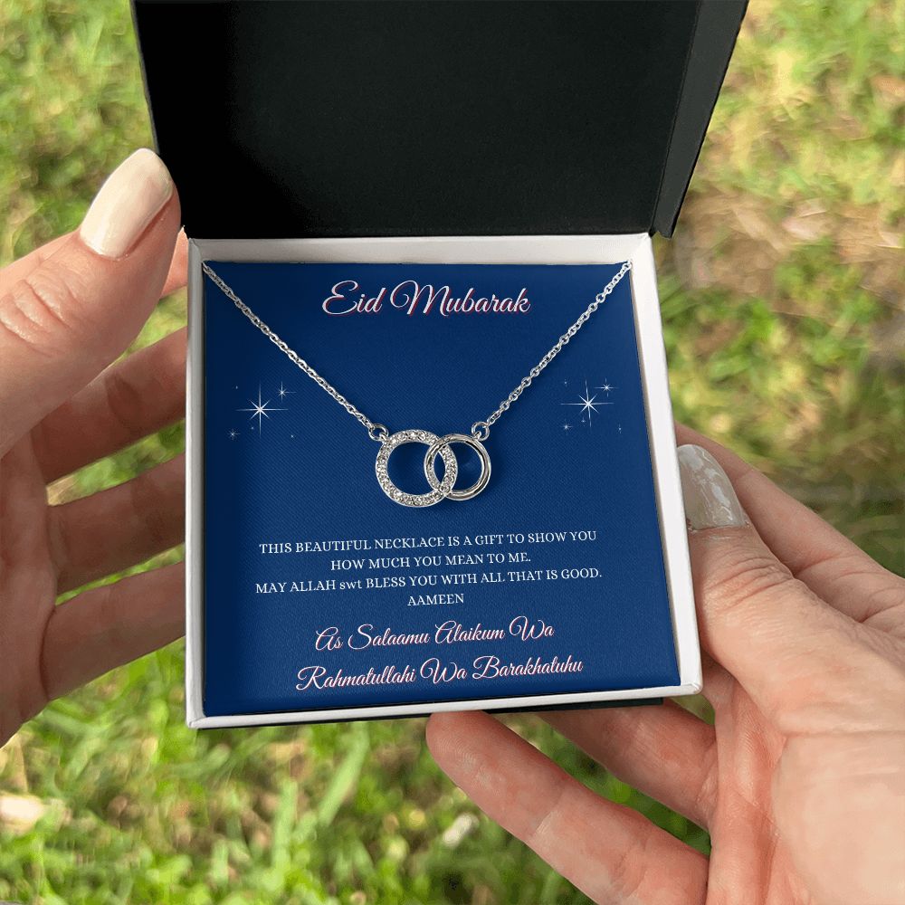 EID MUBARAK - PERFECT PAIR NECKLACE - BLUE