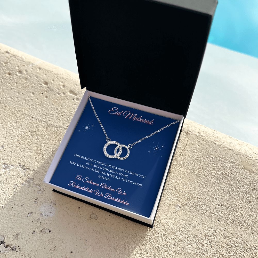 EID MUBARAK - PERFECT PAIR NECKLACE - BLUE