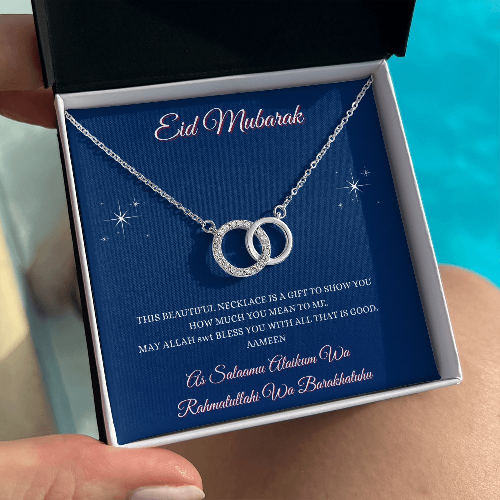 EID MUBARAK - PERFECT PAIR NECKLACE - BLUE