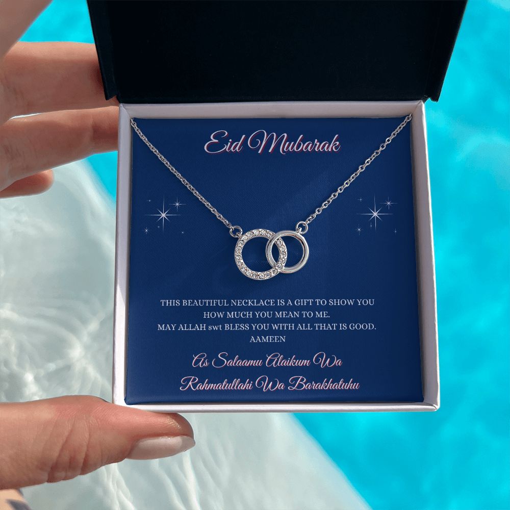 EID MUBARAK - PERFECT PAIR NECKLACE - BLUE