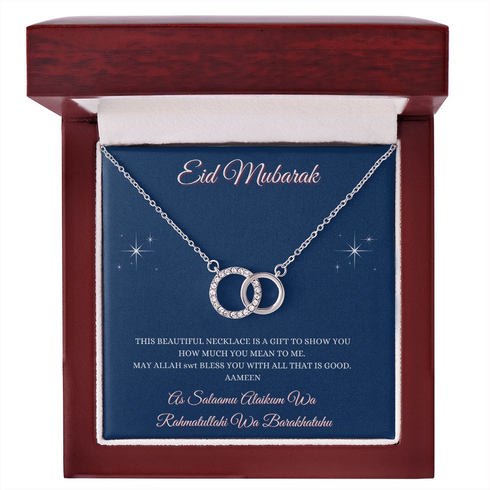 EID MUBARAK - PERFECT PAIR NECKLACE - BLUE