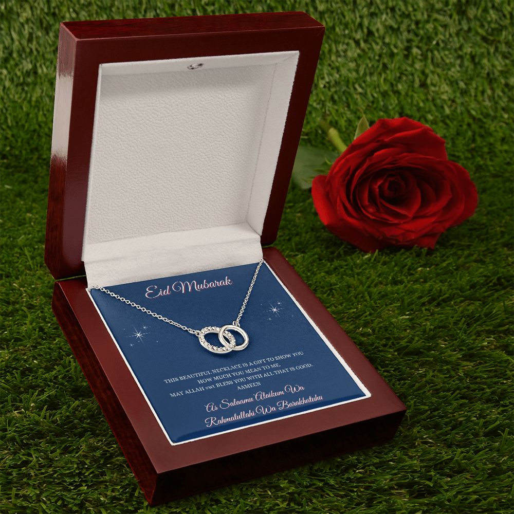 EID MUBARAK - PERFECT PAIR NECKLACE - BLUE