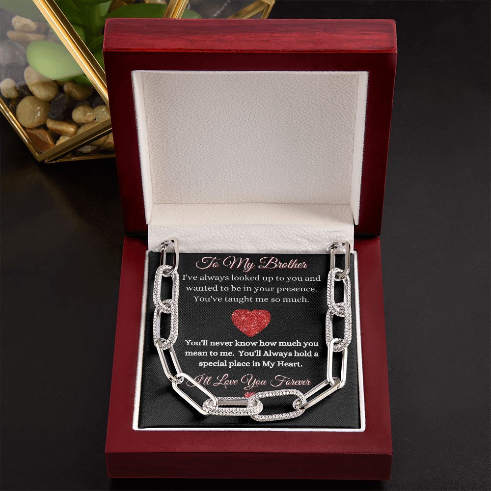 BROTHER - FOREVER LINKED UNISEX CHAIN - (BLK)