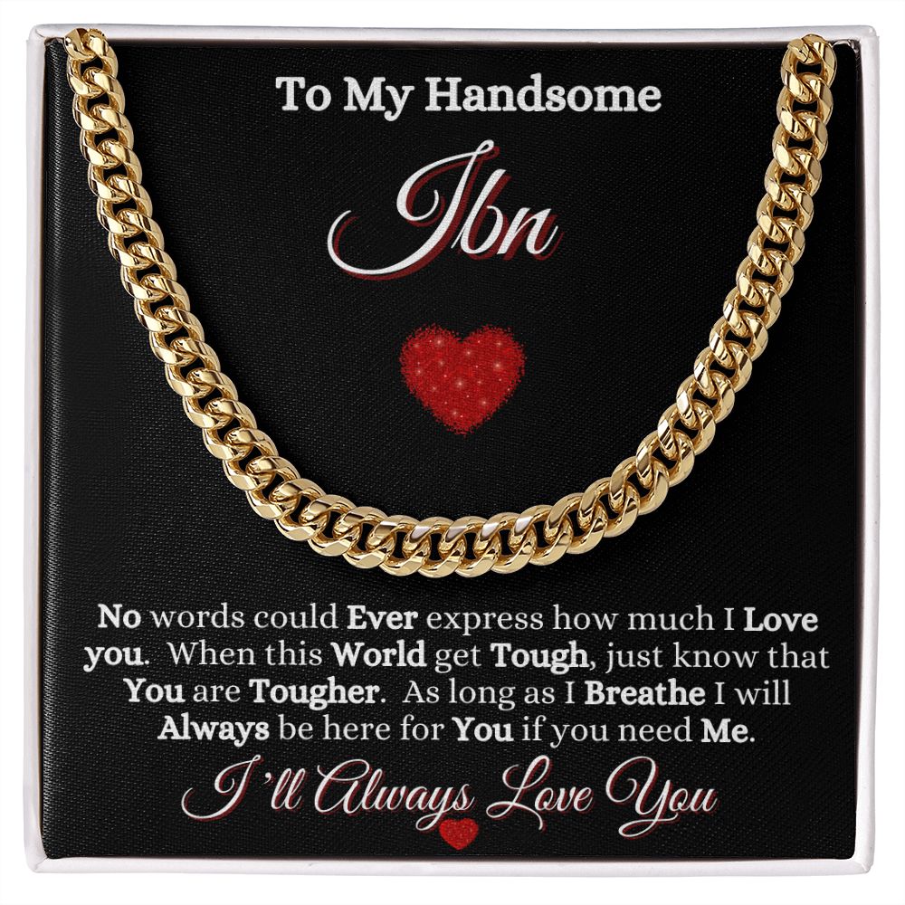 IBN/SON - CUBAN LINK CHAIN - BLK 2