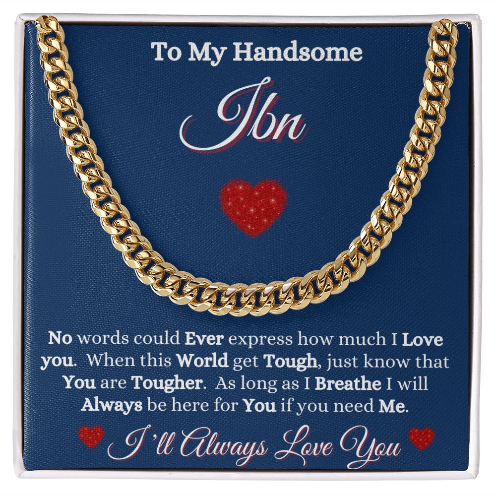 IBN/SON - CUBAN LINK CHAIN - BLUE