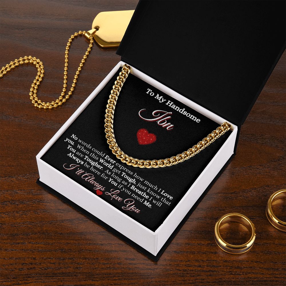 IBN/SON - CUBAN LINK CHAIN - BLK 2