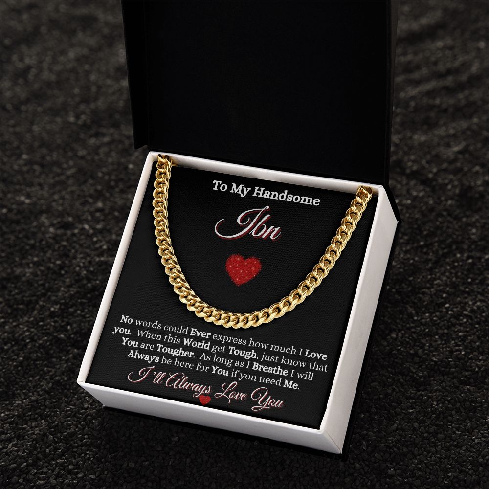 IBN/SON - CUBAN LINK CHAIN - BLK 2