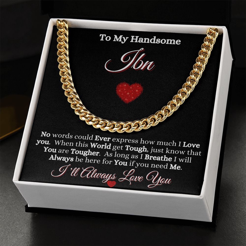 IBN/SON - CUBAN LINK CHAIN - BLK 2
