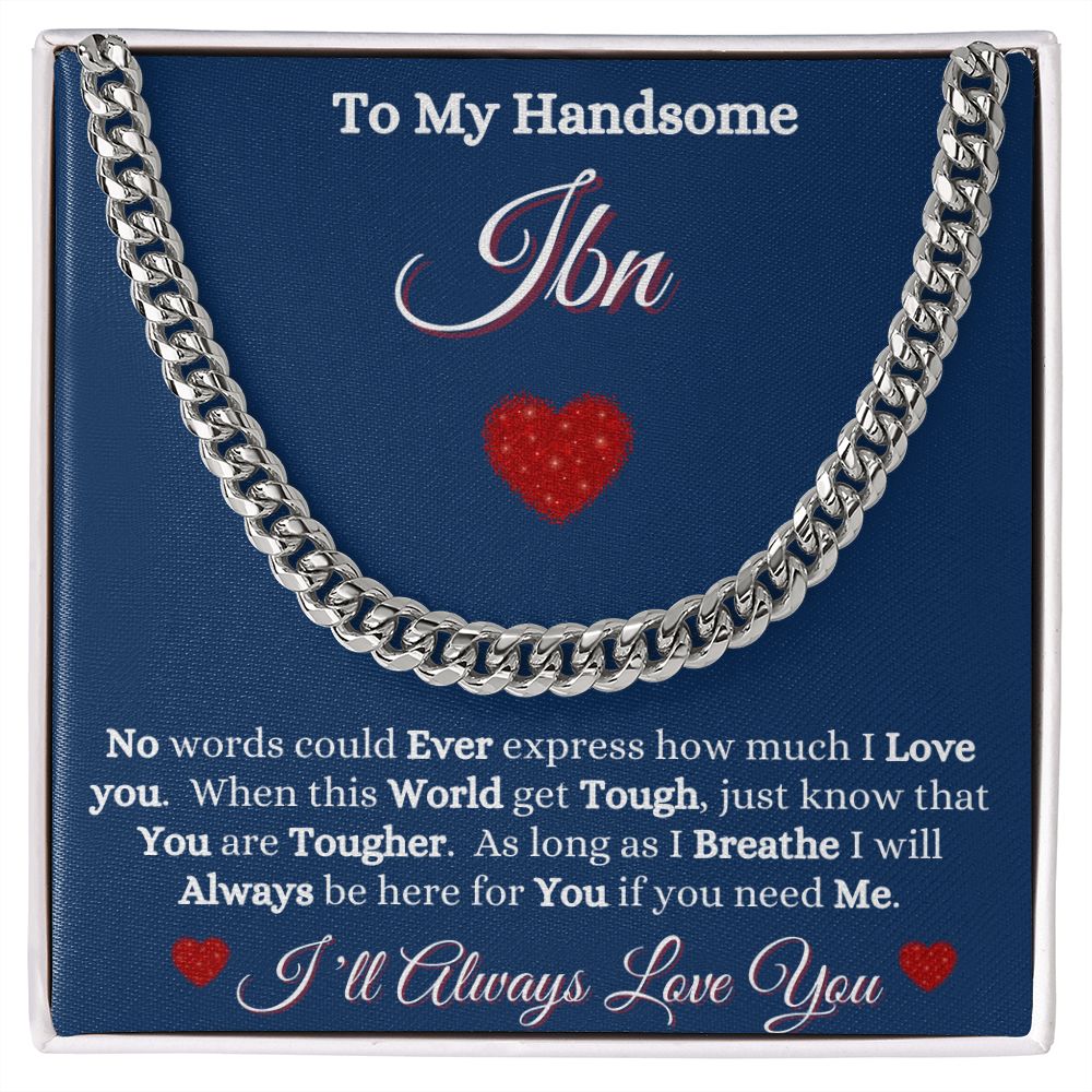 IBN/SON - CUBAN LINK CHAIN - BLUE