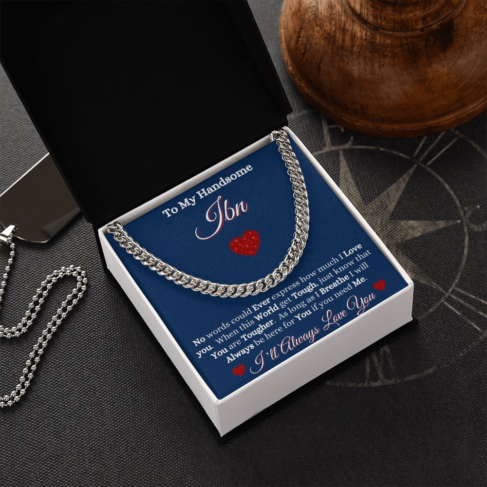 IBN/SON - CUBAN LINK CHAIN - BLUE