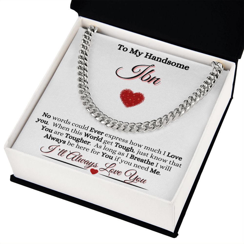 IBN/SON - CUBAN LINK CHAIN - WHITE