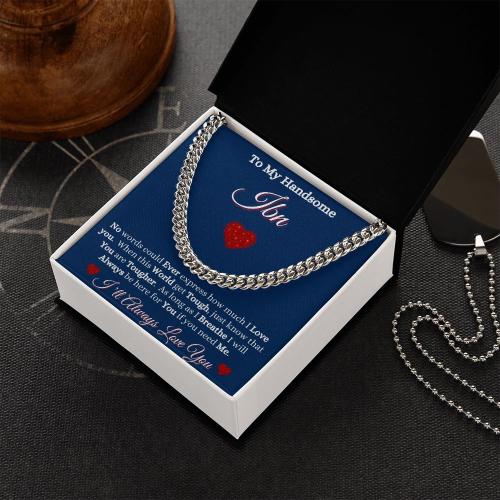 IBN/SON - CUBAN LINK CHAIN - BLUE
