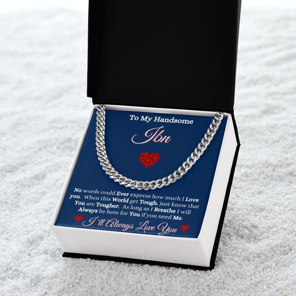 IBN/SON - CUBAN LINK CHAIN - BLUE