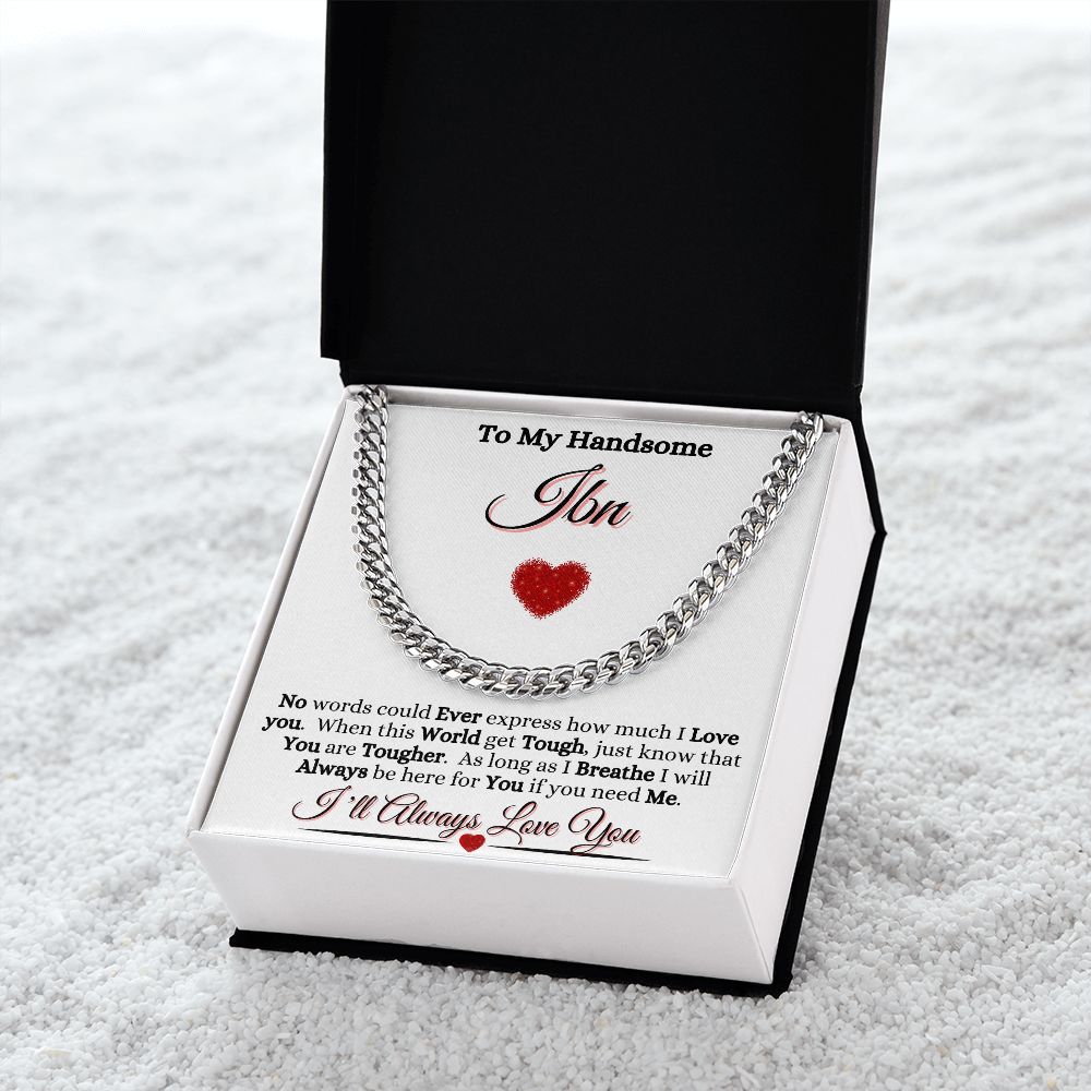 IBN/SON - CUBAN LINK CHAIN - WHITE