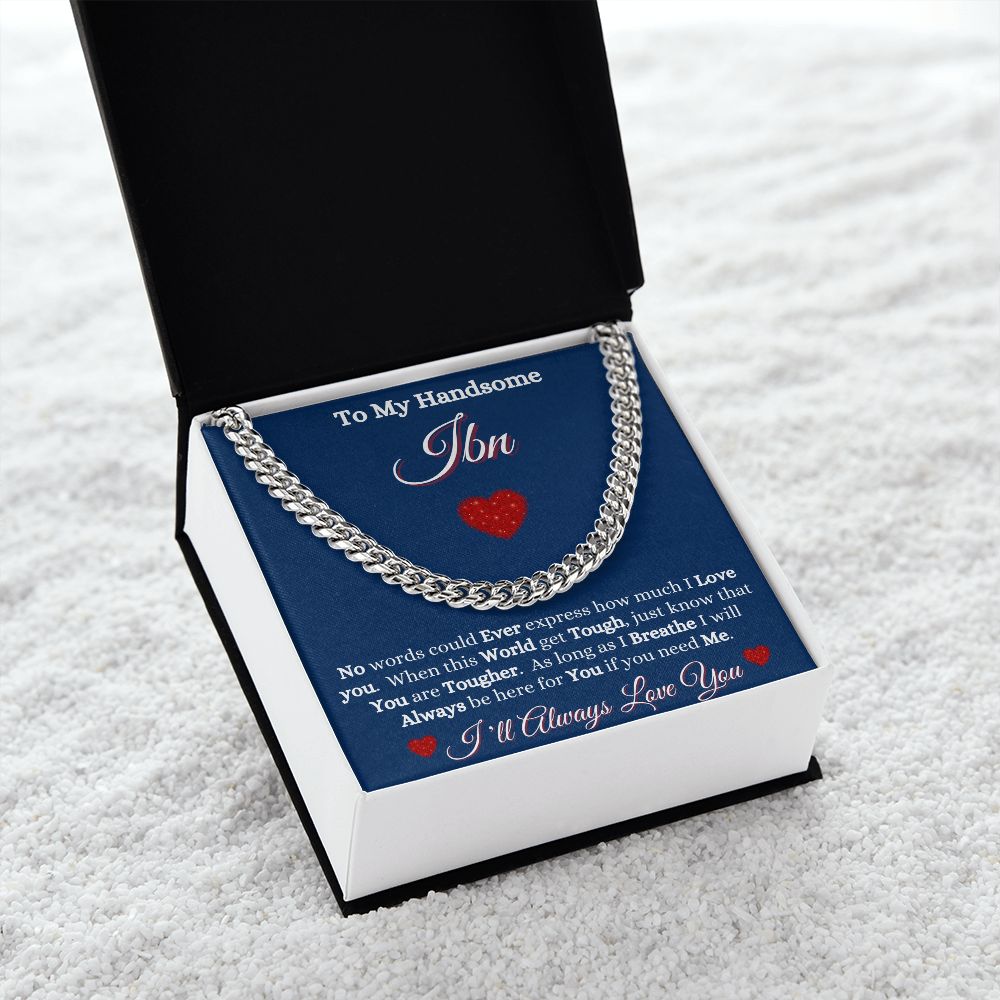 IBN/SON - CUBAN LINK CHAIN - BLUE