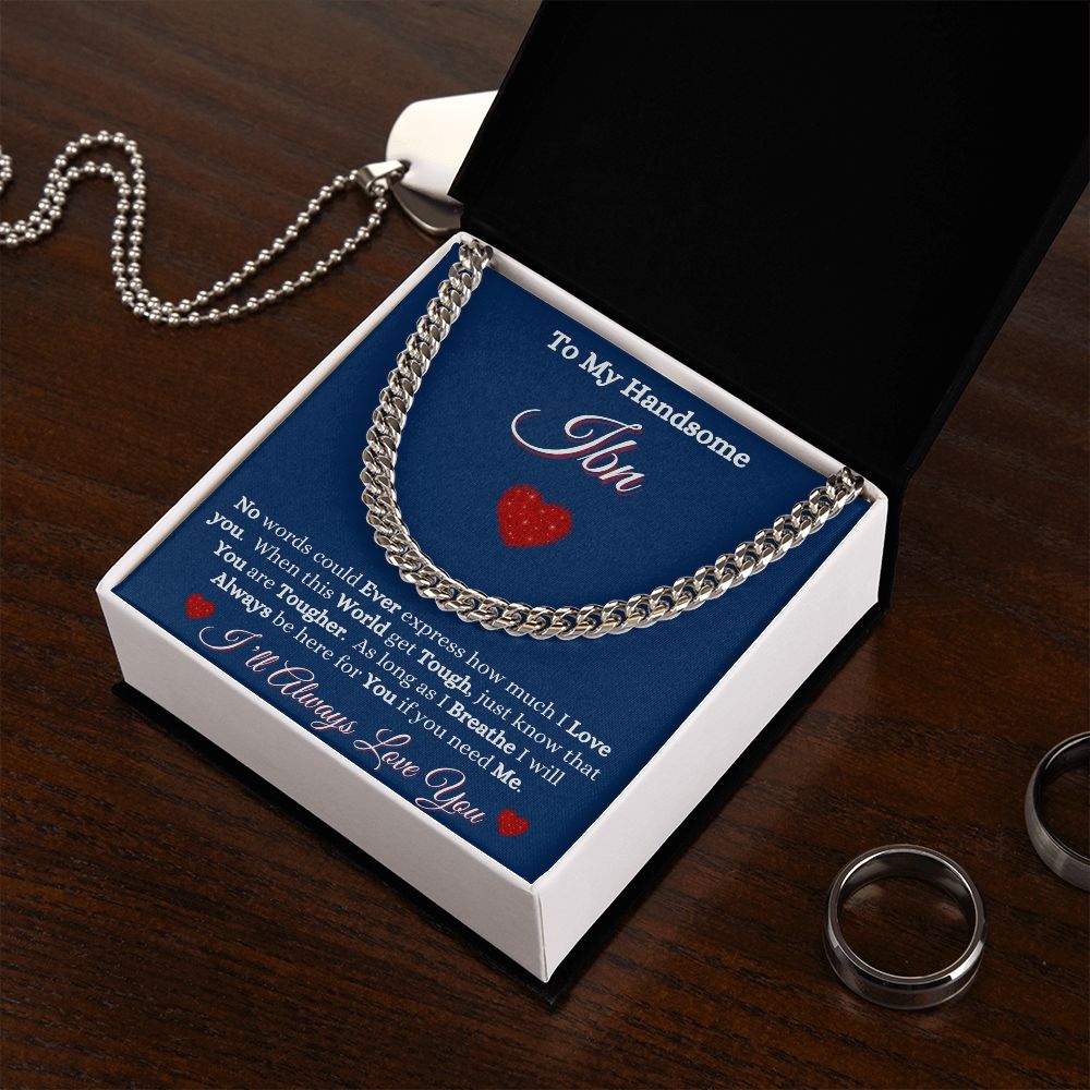 IBN/SON - CUBAN LINK CHAIN - BLUE