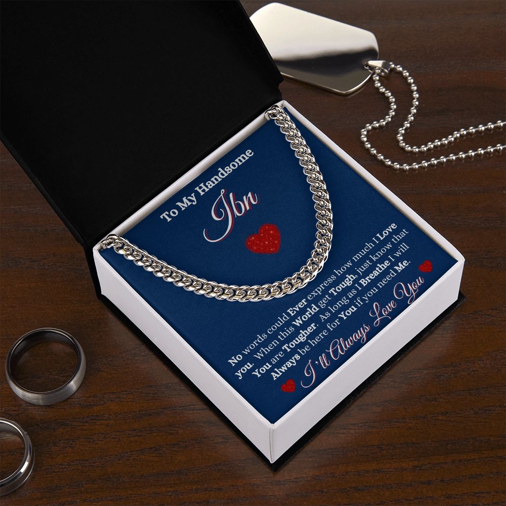 IBN/SON - CUBAN LINK CHAIN - BLUE