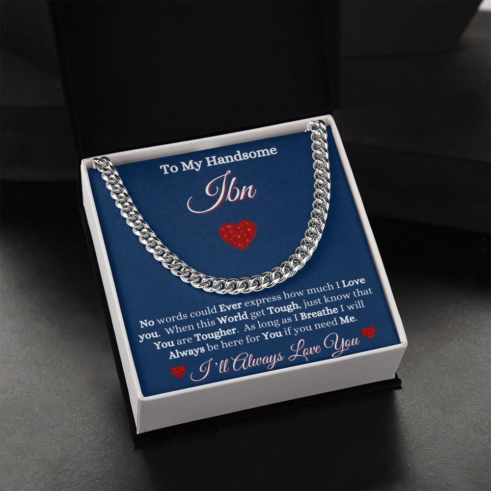 IBN/SON - CUBAN LINK CHAIN - BLUE