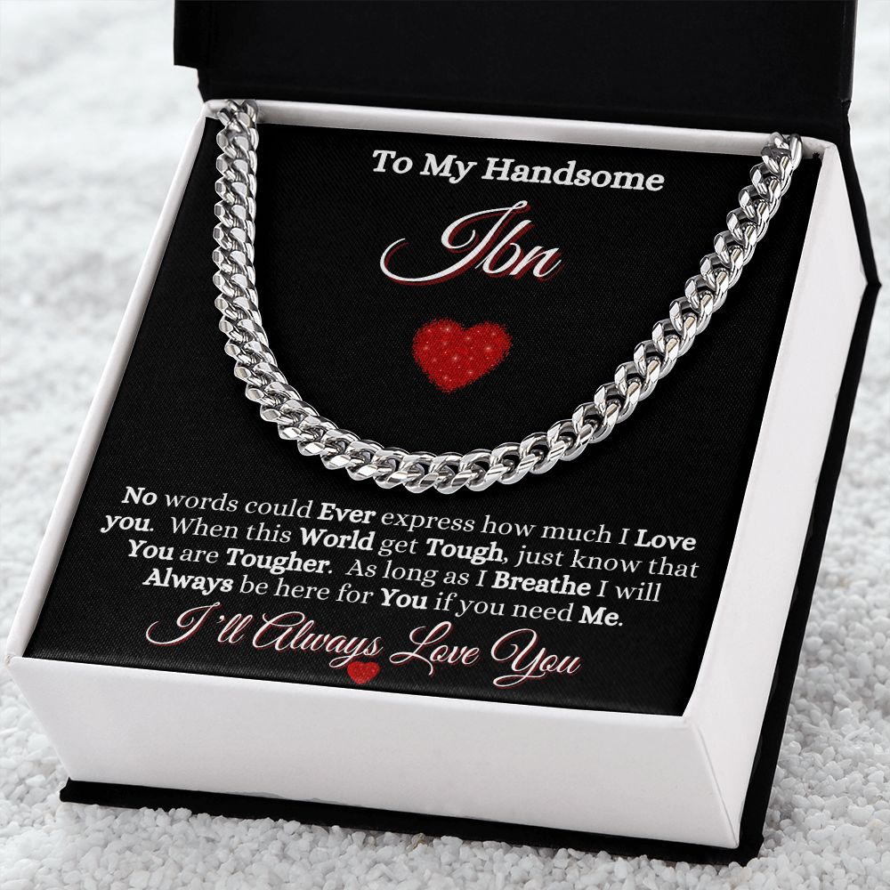 IBN/SON - CUBAN LINK CHAIN - BLK 2