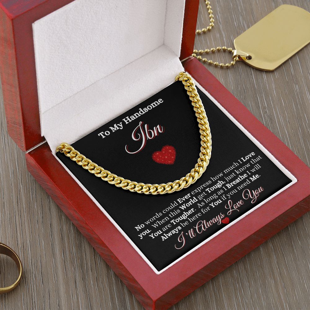 IBN/SON - CUBAN LINK CHAIN - BLK 2