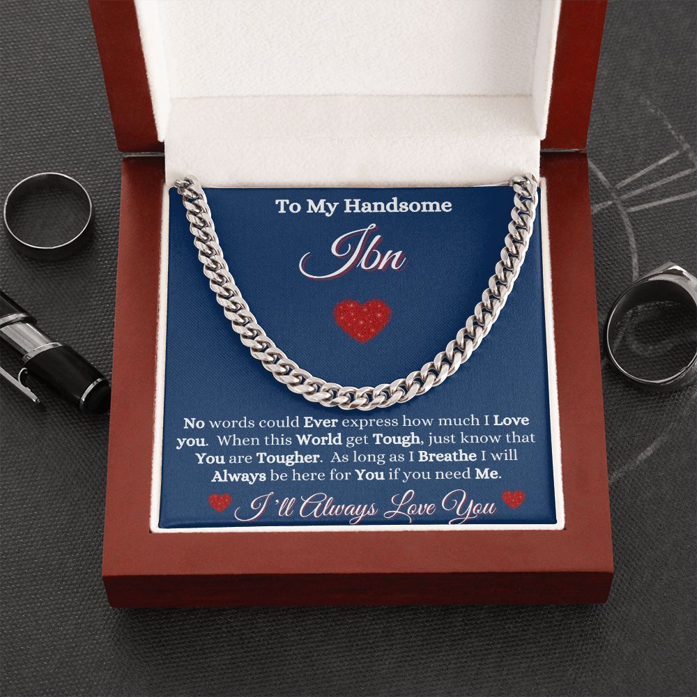 IBN/SON - CUBAN LINK CHAIN - BLUE