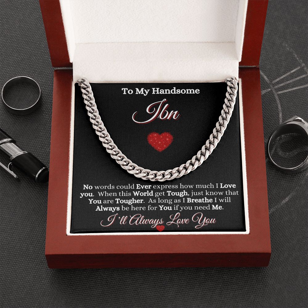 IBN/SON - CUBAN LINK CHAIN - BLK 2
