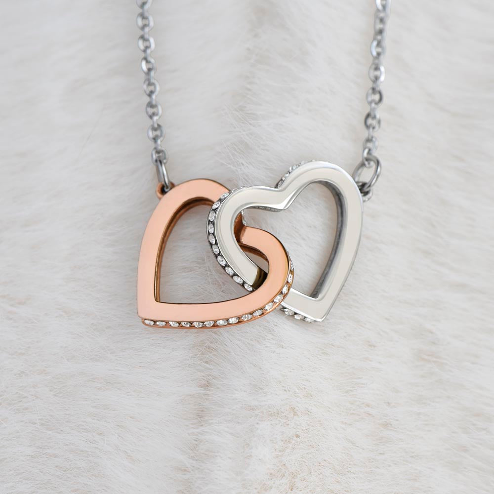 I'LL LOVE YOU FOREVER - INTERLOCKING HEARTS NECKLACE 2