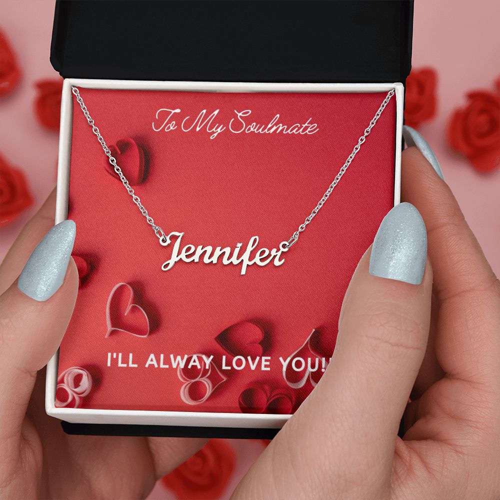 SOULMATE - PERSONALIZED NAME NECKLACE