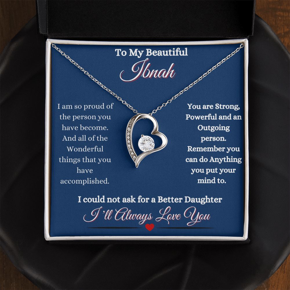 IBNAH DAUGHTER - FOREVER LOVE NECKLACE - BLUE