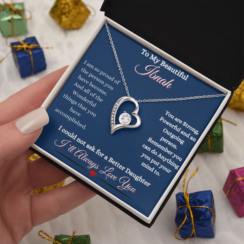 IBNAH DAUGHTER - FOREVER LOVE NECKLACE - BLUE