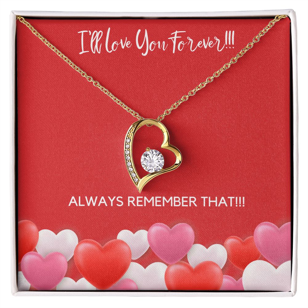 I'LL LOVE YOU FOREVER - FOREVER LOVE NECKLACE