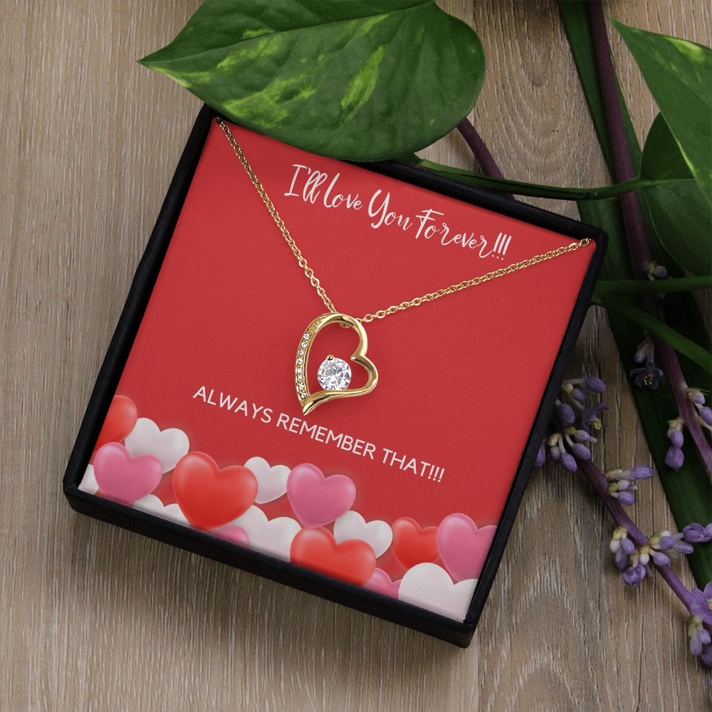 I'LL LOVE YOU FOREVER - FOREVER LOVE NECKLACE