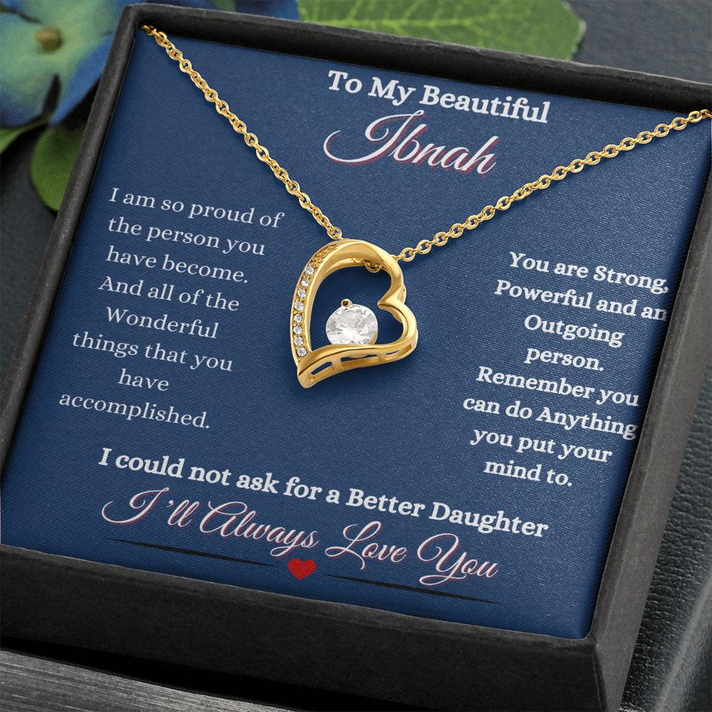 IBNAH DAUGHTER - FOREVER LOVE NECKLACE - BLUE