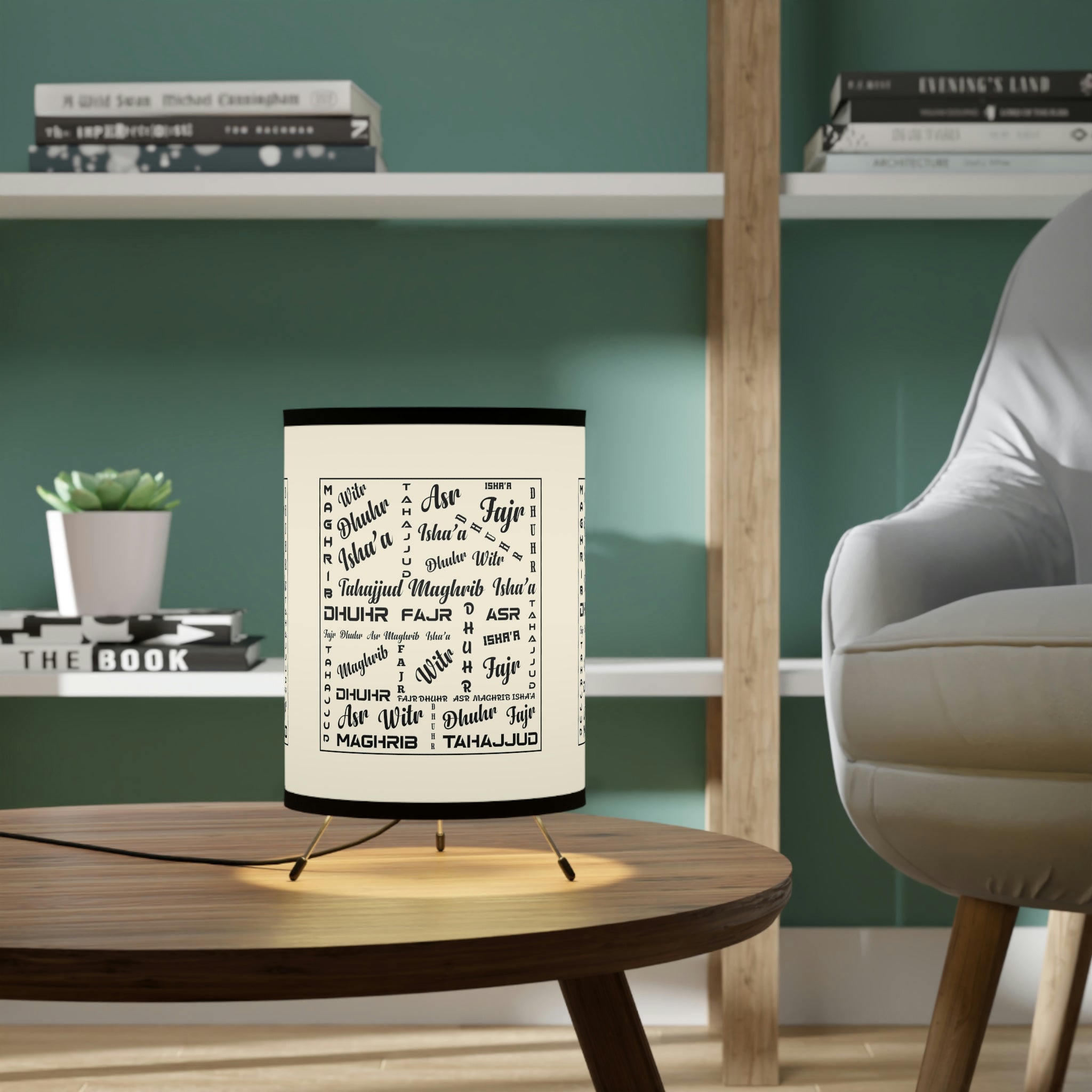 Customized Tripod Lamp with High-Res Printed Shade, US\CA plug (Please email me if you'd like to request something personalized)