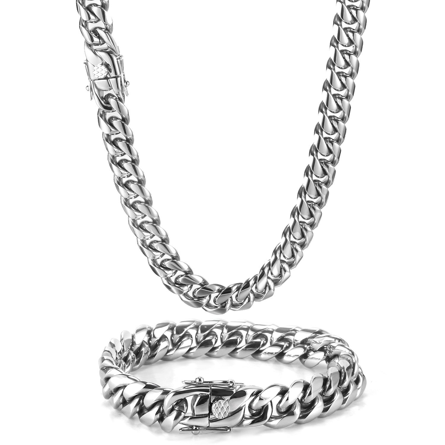 Stainless Steel Cuban Necklace