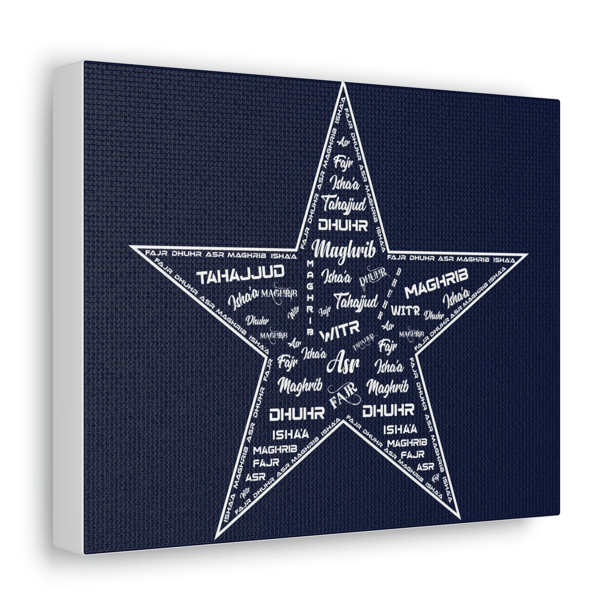 Islamic Prayers Canvas Wall Art 10" x 8" (Please contact me by email if you'd like to have something made)