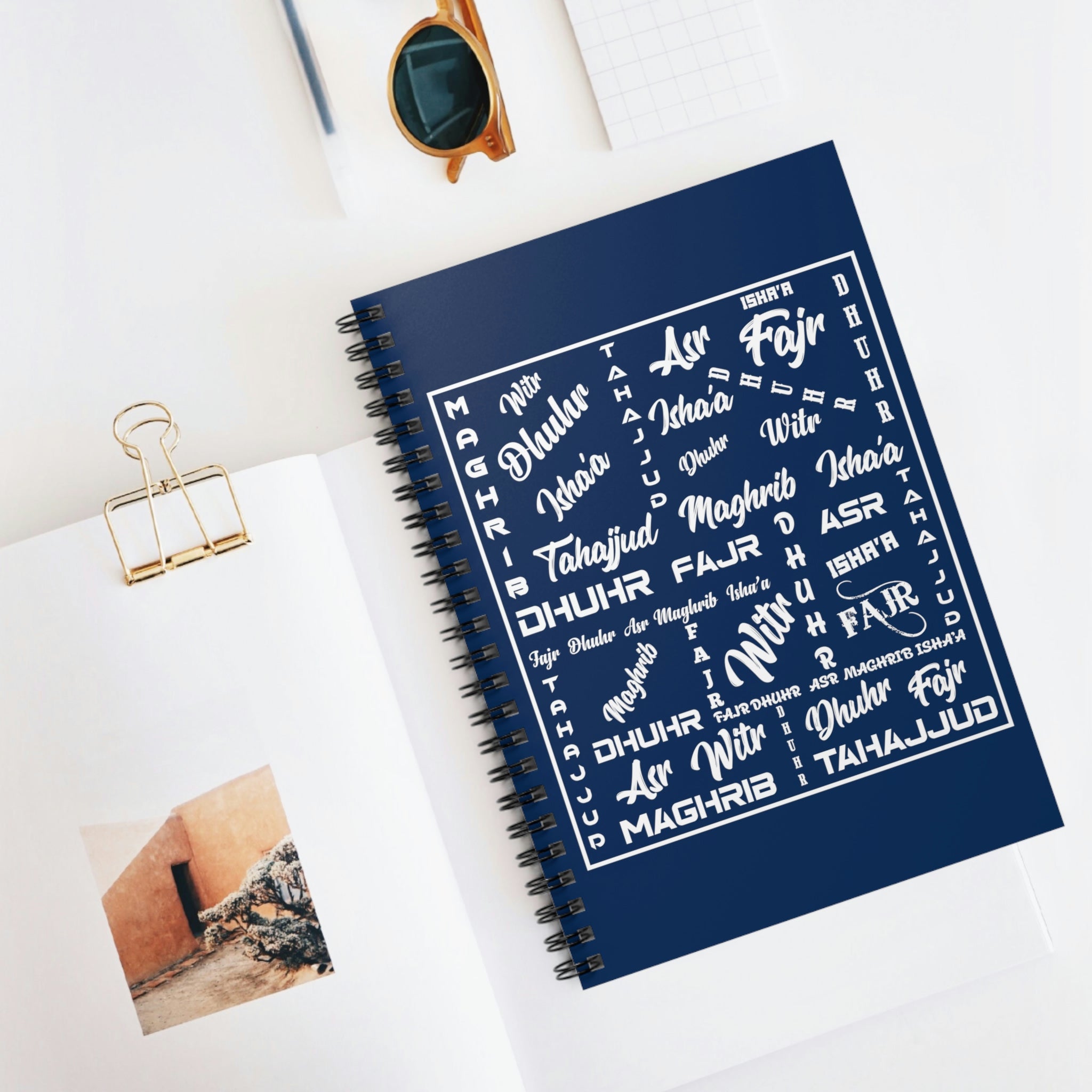 Prayer Names Spiral Notebook - Ruled Line