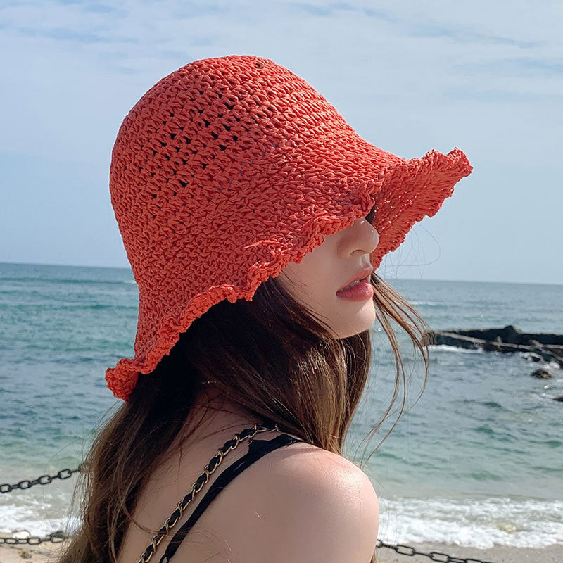 Women's All Match Sunscreen Face Covering Travel Sun Hat