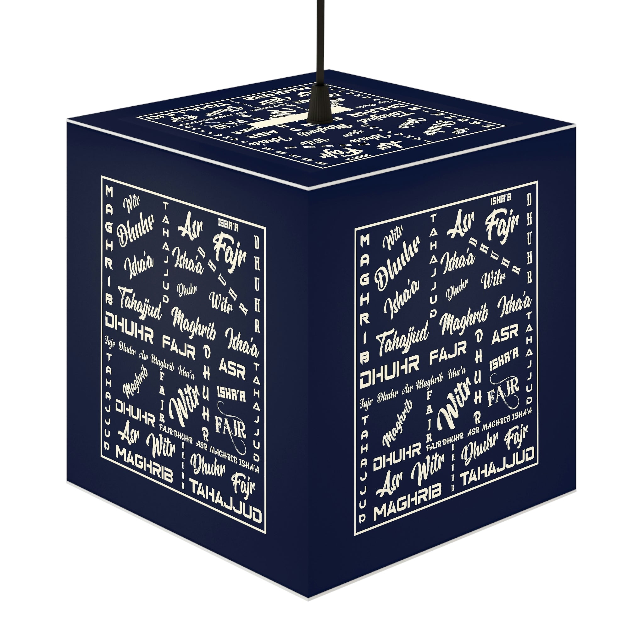 Personalized Light Cube Lamp Customized Tripod Lamp with High-Res Printed Shade, US\CA plug  (Please email me if you'd like to request something personalized)
