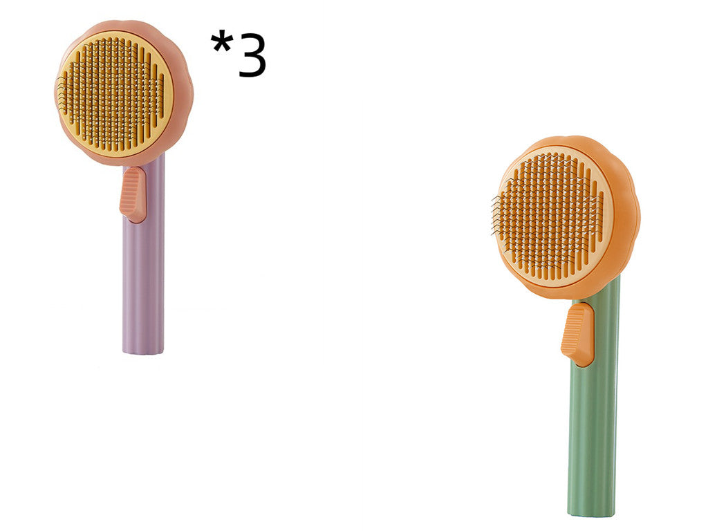 Pet Steel Wire Self-cleaning Comb